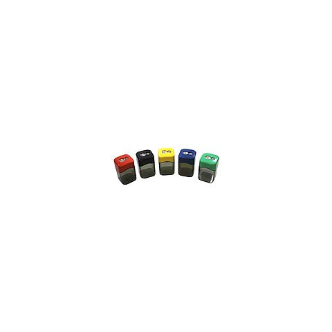 Espositore 10 temperamatite a 2 fori con serbatoio Donau in colori assortiti - 330406910